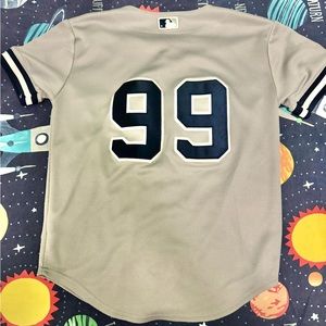 MLB kids youth small, Aaron Judge, no name on back, authentic Yankee jersey.